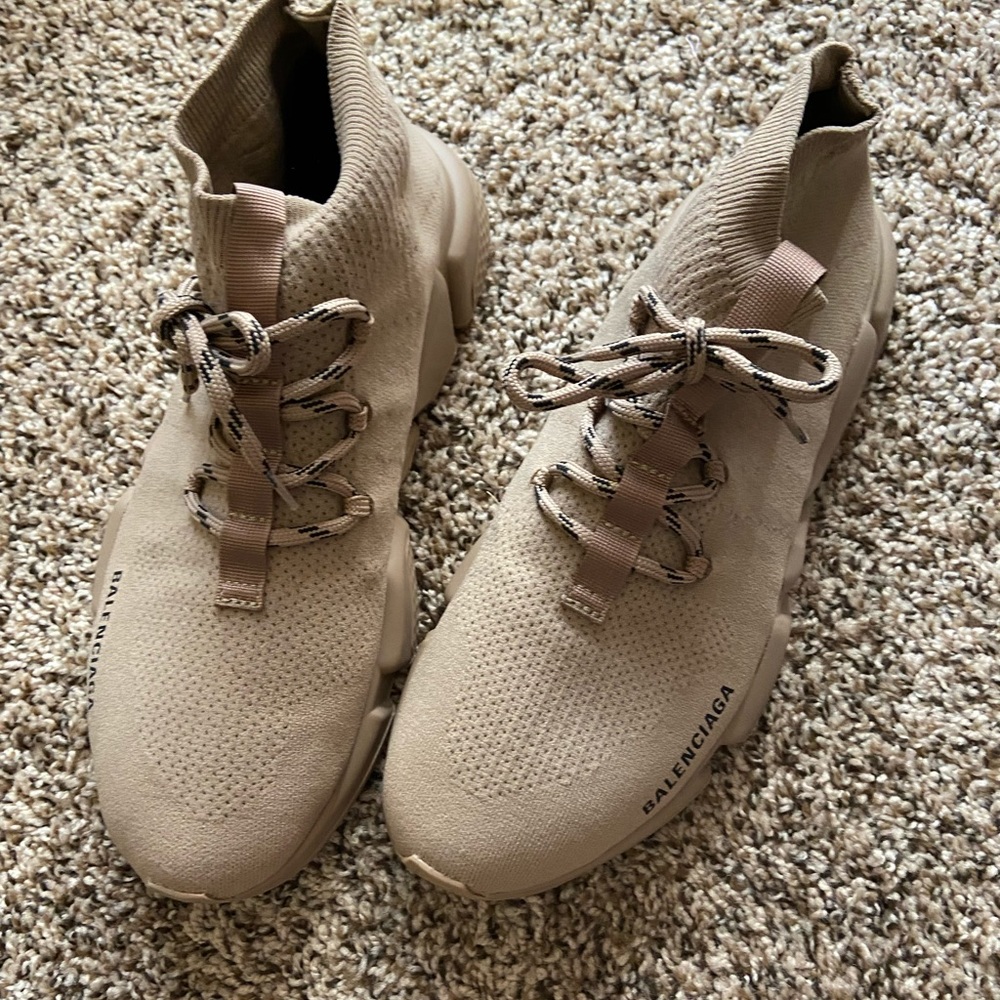 Balenciaga lace up size 10 worn once